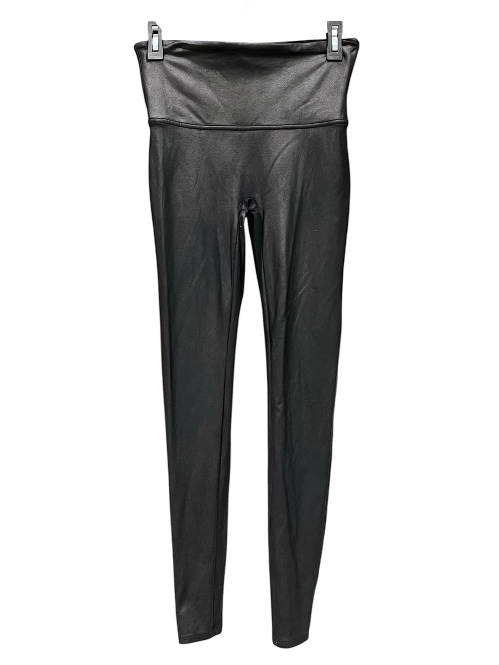 Spanx | Black Faux Leather‎ Leggings L